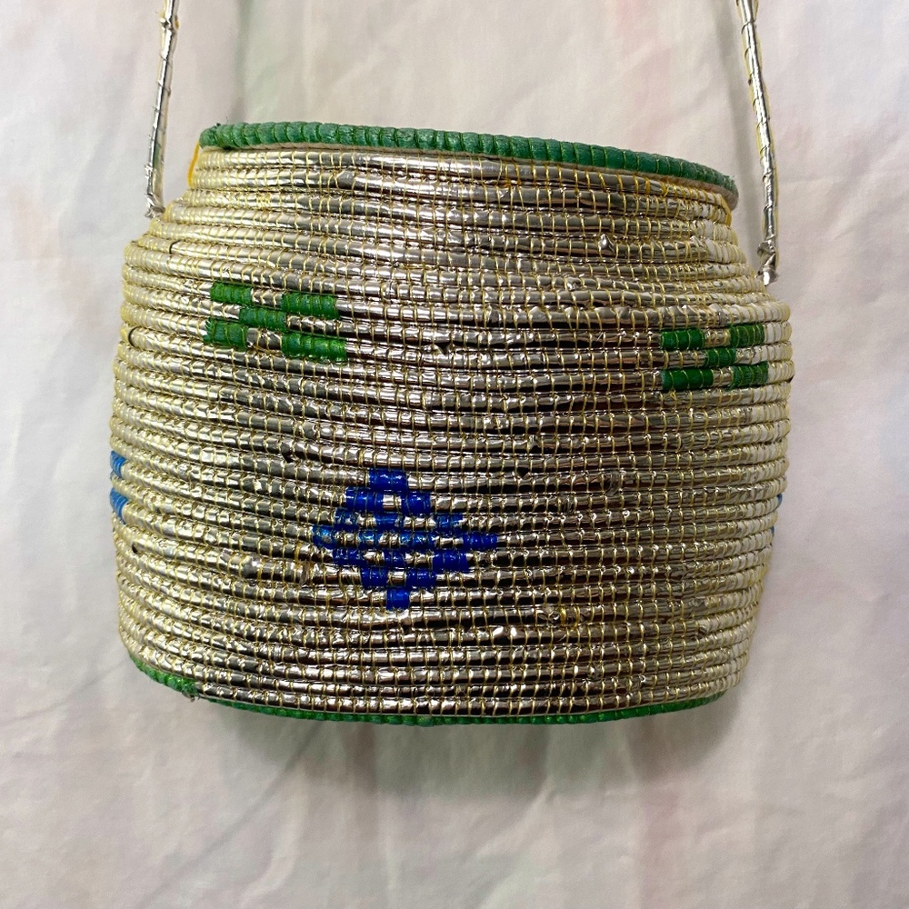 Handmade Metallic purse from Africa